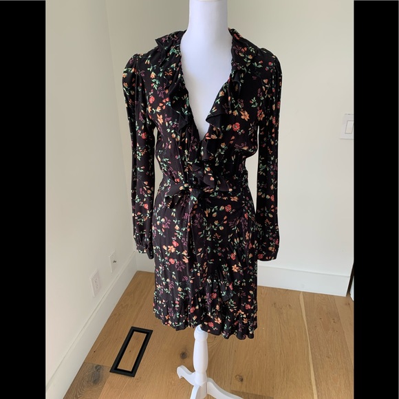 MAJE ROSALIO WRAP DRESS - Picture 1 of 8